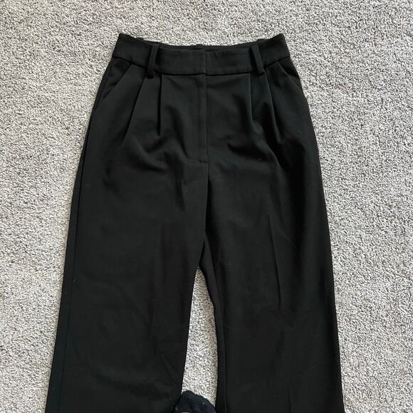 Favorite Daughter The Favorite Pant Pleated Black Trousers Wide Leg - Picture 6 of 10